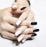 Aneway® Super Black Gel + Super White Gel | Nail Polish Duo | 1/2 Fl. Oz. | Simply The Best!