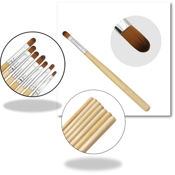 Aneway® PRO GEL + ACRYLIC NAIL BRUSHES | For All Nail Procedures!