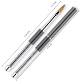 Aneway® Pro Nail Tip™ Acrylic + UV/LED Gel Nail Brush W/CAP - Size #8