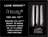 LUXE SERIES™ PRO GEL TIPS™ |  XXL SQUARE | 252 CT. FULL COVER NAILS