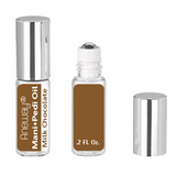 Mani + Pedi™ CUTICLE OIL   - infused with *Milk Chocolate (EO) - Travel Size Glass Bottle (Roll-On) - Never Sticky or Greasy!
