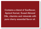 Mani + Pedi™  CUTICLE OIL - infused with *Sweet Cherry (EO) - 1/3 FL. OZ.  (Full-Size) Glass Bottle (Brush-On) - Never Sticky or Greasy!
