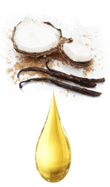 Mani + Pedi™ CUTICLE OIL  - infused with *Warm Vanilla Coconut Sugar (EO) - 1/3 FL. OZ. (Full-Size) Glass Bottle (Brush-On) - Never Sticky or Greasy!