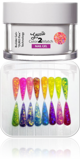 UV/LED SPARKLE GLITTER NAIL GEL | SOAK-OFF BUILDER GEL+ "DURO Flex" Technology!