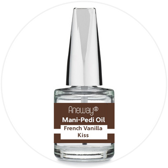 ANEWAY® Mani + Pedi™ CUTICLE OIL | French Vanilla Kiss | Never Sticky or Greasy!