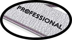 Zebra 80/80 Grit Cushioned Pro Nail Files - Washable & Disinfect-able