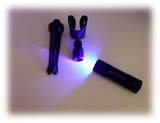 FLASH CURE™ MINI HAND HELD UV/LED GEL NAIL & HOBBY CURING LAMP + HANDS FREE™ ADJUSTABLE DESK TOP LAMP HOLDER