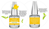 Mani + Pedi™ CUTICLE OIL  - infused with *Ylang-Ylang (EO) - 1/3 FL. OZ.  (Full-Size) Glass Bottle (Brush-On) - Never Sticky or Greasy!