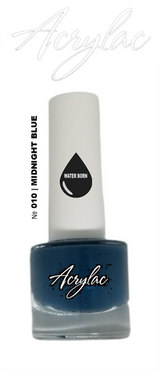 Water Based Nail Polish System | Shade #010 | MIDNIGHT BLUE | Starter Set