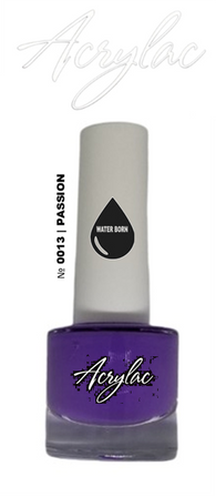 Water Based Nail Polish Shade #013 | PASSION | Acrylac® Water Born™ | Hybrid Acrylic + Gel Nail System | Starter Set