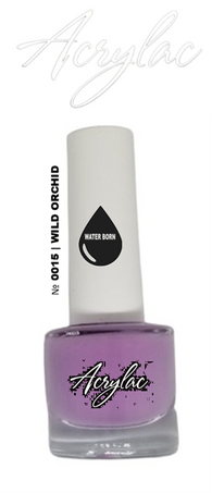 Water Based Nail Polish Shade #015 | WILD ORCHID | Acrylac® Water Born™ | Hybrid Acrylic + Gel Nail System | Starter Set
