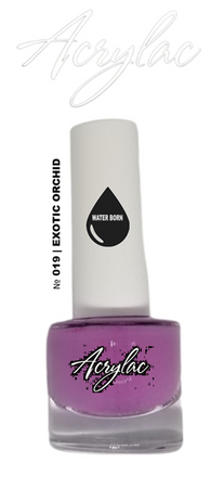 Water Based Nail Polish Shade #019 | EXOTIC ORCHID | Acrylac® Water Born™ | Hybrid Acrylic + Gel Nail System | Starter Set