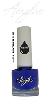 Water Based Nail Polish System | Shade #033 | RHYTHM 'N BLUE | Starter Set