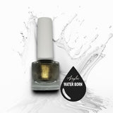 Water Based Nail Polish | Shade #052 | GOLD RUSH/BLACK GOLD | Acrylac® Water Born™ Nail Color System | Starter Set