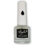 Water Based Nail Polish System | Shade #002 | Cinnamon Drop + Seal & Shine