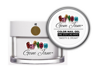 Aneway® Gem Jam™ | No-Wipe, One Step Gel Nail Color | #2 | MILK CHOCOLATE | 1/2 oz. Jar + *Free Bonus(s)