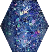 Aneway® JAM POTS™ full of glitter! | LOOSE NAIL GLITTER COLLECTION | No. 7 | HOLO ROYAL BLUE