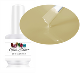 Aneway® Gem Jam™ | PROFESSIONAL COLOR NAIL GEL | 100% OPAQUE IVORY #3 | NO-BASE, NO-TOP, NO-WIPE "SOLID COLOR" PAINT-ON NAIL GEL IN A BOTTLE, DIAMOND SHINE!