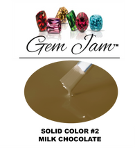 Aneway® Gem Jam™ | PROFESSIONAL COLOR NAIL GEL | 100% OPAQUE MILK CHOCOLATE #2 | NO-BASE, NO-TOP, NO-WIPE 
