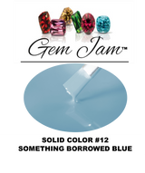 Aneway® Gem Jam™ Nail Gel | ONE STEP NO-WIPE UV/LED GEL NAIL POLISH | #12 | SOMETHING BORROWED BLUE 1/2 OZ.