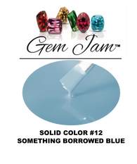 Aneway® Gem Jam™ | PROFESSIONAL COLOR NAIL GEL | 100% OPAQUE SOMETHING BORROWED BLUE #12 | NO-BASE, NO-TOP, NO-WIPE 