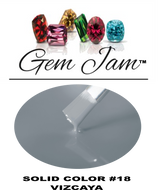 Aneway® Gem Jam™ | PROFESSIONAL COLOR NAIL GEL | 100% OPAQUE VIZCAYA #18 | NO-BASE, NO-TOP, NO-WIPE "SOLID COLOR" PAINT-ON NAIL GEL IN A BOTTLE, DIAMOND SHINE!