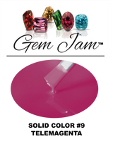 Aneway® Gem Jam™ No-Wipe Builder Nail Gel | ONE STEP, UV/LED GEL NAIL COLOR |  "SMOOTH & CREAMY" | #9 TELEMAGENTA | Solid Nail Color Collection | 1/2 oz.