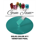 Aneway® Gem Jam™ No-Wipe Builder Nail Gel | ONE STEP, UV/LED GEL NAIL COLOR |  "SMOOTH & CREAMY" | #11 VENETIAN POOL | Solid Nail Color Collection | 1/2 oz.
