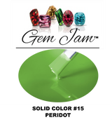 Aneway® Gem Jam™ | PROFESSIONAL COLOR NAIL GEL | 100% OPAQUE PERIDOT #15 | NO-BASE, NO-TOP, NO-WIPE "SOLID COLOR" PAINT-ON NAIL GEL IN A BOTTLE, DIAMOND SHINE!