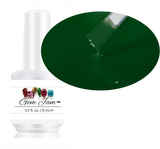 Aneway® Gem Jam™ | PROFESSIONAL COLOR NAIL GEL | 100% OPAQUE EMERALD #13 | NO-BASE, NO-TOP, NO-WIPE "SOLID COLOR" PAINT-ON NAIL GEL IN A BOTTLE, DIAMOND SHINE!