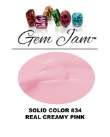 Aneway® Gem Jam™ | GEL NAIL POLISH | PROFESSIONAL UV/LED ONE-STEP NO-WIPE NAIL GEL | #34 | REAL CREAMY PINK