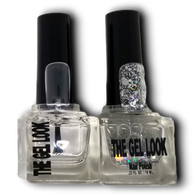 The Gel Look™ | 3-D Gel-Like Nail Polish Set | #001 Glitz Mix HOLO SEQUINS + GLITTER | The Function of UV/LED Nail Gel!