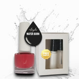 Water Based Nail Polish System | Shade #024 | SUNKISSED CORAL | Starter Set