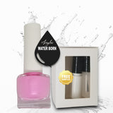 Water Based Nail Polish | Shade #054 | COTTON CANDY | Acrylac® Water Born™ Nail Color System | Starter Set