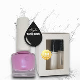 Water Based Nail Polish | Shade #056 | LUMINESCENT LAVENDER | Acrylac® Water Born™ Nail Color System | Starter Set