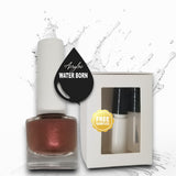 Water Based Nail Polish | Shade #057 | CARAMEL MOCHA | Acrylac® Water Born™ Nail Color System | Starter Set