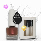 Water Based Nail Polish | Shade #057 | CARAMEL MOCHA | Acrylac® Water Born™ Nail Color System | Starter Set