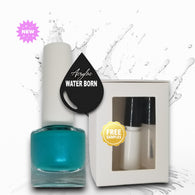 Water Based Nail Polish | Shade #058 | SEA OF LOVE | Acrylac® Water Born™ Nail Color System | Starter Set
