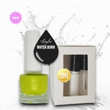 Water Based Nail Polish | Shade #062 | KEY LIME SURPRISE | Acrylac® Water Born™ Nail Color System | Starter Set