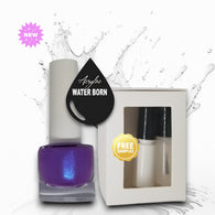 Water Based Nail Polish | Shade #063 | VIOLETS 'R BLUE | Acrylac® Water Born™ Nail Color System | Starter Set