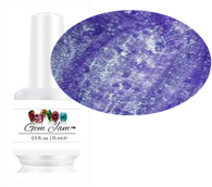 Aneway® Gem Jam™ No-Wipe Gel Nail Polish | ONE STEP UV/LED GEL NAIL COLOR | #66 MYSTERY VIOLETTA | 1/2 OZ. BOTTLE