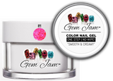 Aneway® Gem Jam™ No-Wipe Builder Nail Gel | ONE STEP, UV/LED GEL NAIL COLOR |  "SMOOTH & CREAMY" | #111 | HOLO Sequin + Glitter Nail Color Collection