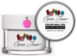 Aneway® Gem Jam™ No-Wipe Builder Nail Gel | ONE STEP, UV/LED GEL NAIL COLOR |  "SMOOTH & CREAMY" | #112 | HOLO Sequin + Glitter Nail Color Collection