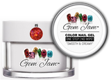 Aneway® Gem Jam™ No-Wipe Builder Nail Gel | ONE STEP, UV/LED GEL NAIL COLOR |  "SMOOTH & CREAMY" | #16 | HOLO Sequin + Glitter Nail Color Collection