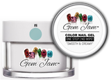 Aneway® Gem Jam™ No-Wipe Builder Nail Gel | ONE STEP, UV/LED GEL NAIL COLOR |  "SMOOTH & CREAMY" | #16 SUNNY ISLE | Solid Nail Color Collection | 1/2 oz.