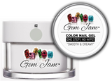 Aneway® Gem Jam™ No-Wipe Builder Nail Gel | ONE STEP, UV/LED GEL NAIL COLOR |  "SMOOTH & CREAMY" | #32 SERENE | Solid Nail Color Collection | 1/2 oz.