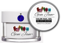 Aneway® Gem Jam™ | No-Wipe, One Step Gel Nail Color | #42 | DREAM IN BLUE | 1/2 oz. Jar + *Free Bonus(s)
