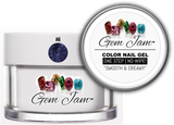 Aneway® Gem Jam™ No-Wipe Builder Nail Gel | ONE STEP, UV/LED GEL NAIL COLOR |  "SMOOTH & CREAMY" | #46 TITANIC | Diamond & Pearl™ Nail Color Collection | 1/2 oz.