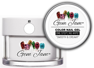 Aneway® Gem Jam™ | No-Wipe, One Step Gel Nail Color | #51 | FRENCH WHITEST/WHITE | 1/2 oz. Jar + *Free Bonus(s)