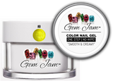 Aneway® Gem Jam™ | No-Wipe, One Step Gel Nail Color | #69 | SUNNY YELLOW | 1/2 oz. Jar + *Free Bonus(s)